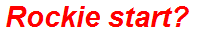 Rockie start?