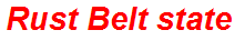 Rust Belt state