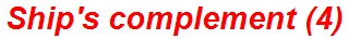 Ship's complement (4)