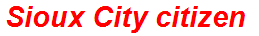 Sioux City citizen