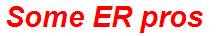 Some ER pros