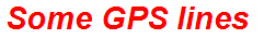 Some GPS lines
