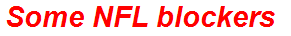 Some NFL blockers
