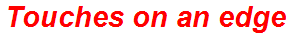 Touches on an edge