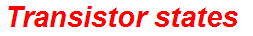 Transistor states