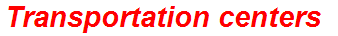 Transportation centers