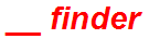 __ finder