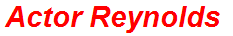 Actor Reynolds