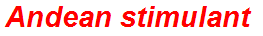 Andean stimulant