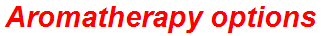 Aromatherapy options
