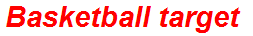 Basketball target