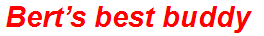 Bert’s best buddy