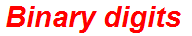 Binary digits