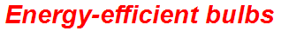 Energy-efficient bulbs