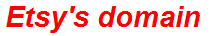 Etsy's domain