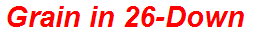 Grain in 26-Down