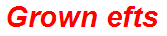 Grown efts