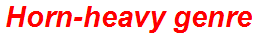 Horn-heavy genre