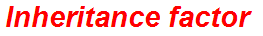 Inheritance factor