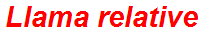 Llama relative