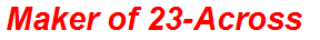 Maker of 23-Across