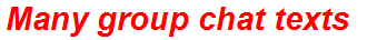 Many group chat texts