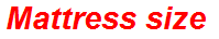 Mattress size