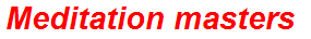 Meditation masters