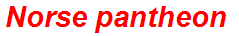 Norse pantheon