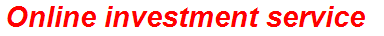 Online investment service