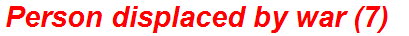 Person displaced by war (7)