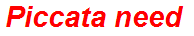 Piccata need