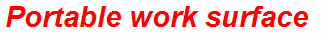 Portable work surface