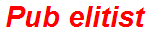 Pub elitist