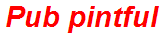 Pub pintful