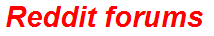 Reddit forums