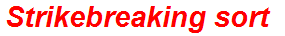 Strikebreaking sort