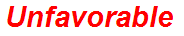 Unfavorable