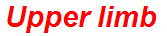Upper limb
