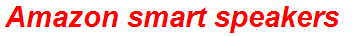 Amazon smart speakers