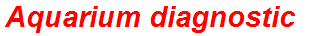 Aquarium diagnostic