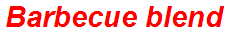 Barbecue blend