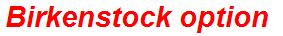 Birkenstock option