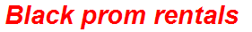 Black prom rentals
