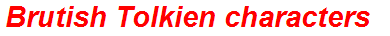 Brutish Tolkien characters