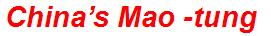China’s Mao -tung
