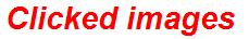 Clicked images