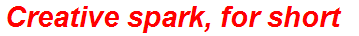 Creative spark, for short
