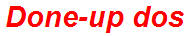 Done-up dos