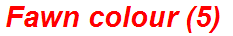 Fawn colour (5)